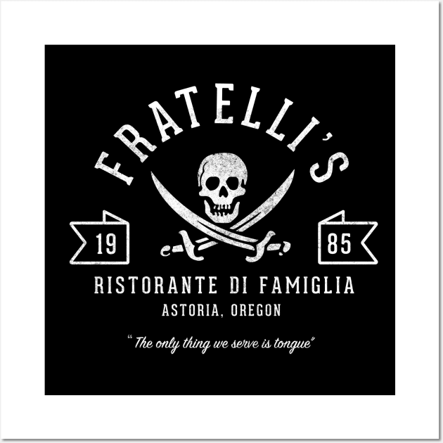 Fratelli's Ristorante Di Famiglia - Est. 1985 - vintage logo Wall Art by BodinStreet